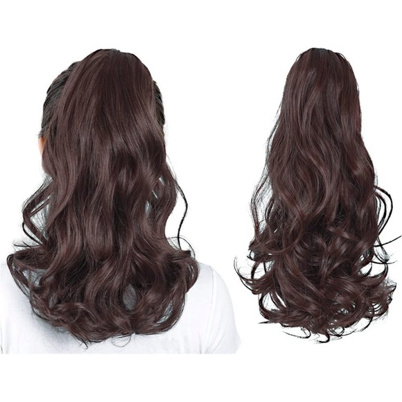 Brown Hair Ponytail Extension - Picture 1 of 3